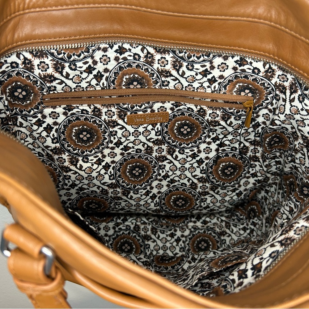 Vera Bradley Quilted Leather Acorn Bag - Picture 5 of 8